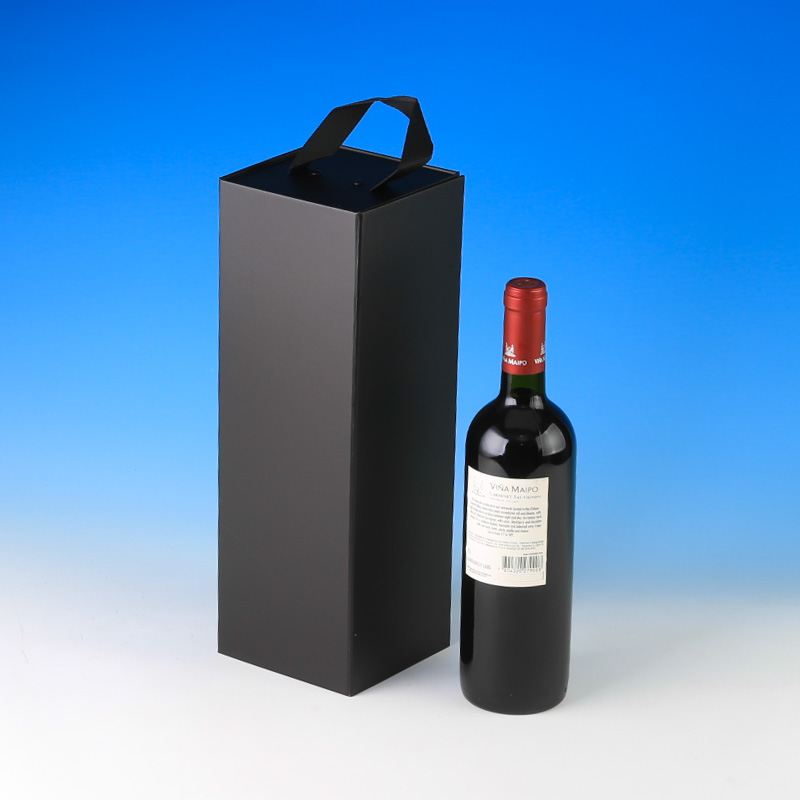 LS6084-Deluxe Magnet Door Wine box @US$1.75 per box set(Black)